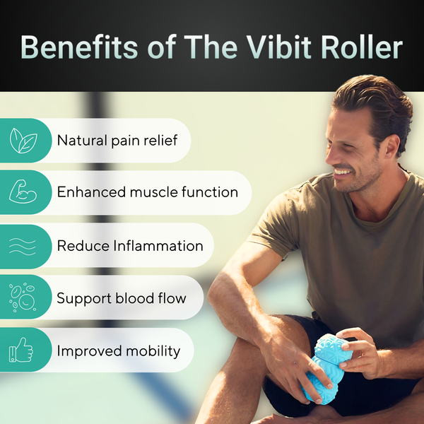 Portable Vibrating Massage Roller - Vibit ROLL